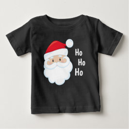 Ho Ho Ho Santa Ansikte Helgdagars Red White T Shirt