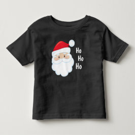 Ho Ho Ho Santa Ansikte Helgdagars Red White T Shirt