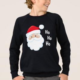 Ho Ho Ho Santa Ansikte Helgdagars Red White T Shirt