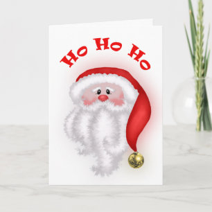 Ho Ho Ho Santa Card Helgkort