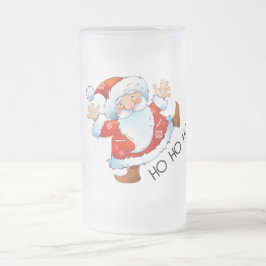 Ho Ho Ho Santa Frostat Ölglas