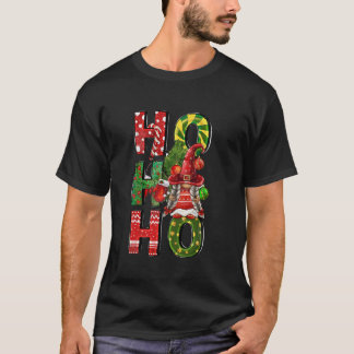 Ho Ho Ho Santa Gnomes Buffalo Play jul Manar T Shirt