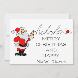 Ho Ho Ho Santa Julkort