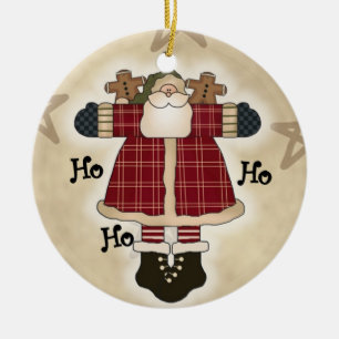 Ho Ho Ho Santa Keepsak Helgdag Ornament