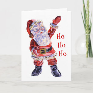 Ho Ho Ho Santa kort