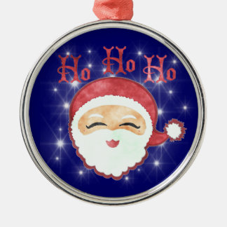 HO HO HO SANTA prydnad Julgransprydnad Metall