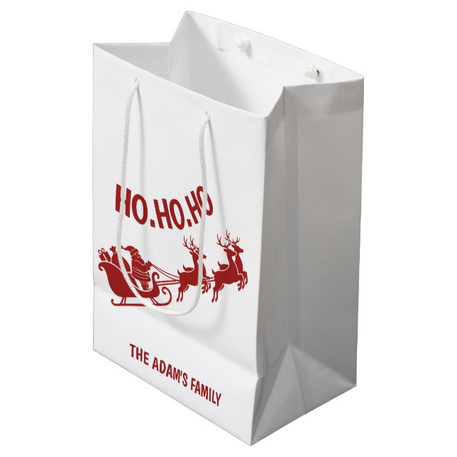 Ho Ho Ho Santa Sleigh Ride Christmas (Framsidan Vinklad)