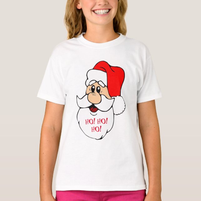 Ho Ho Ho Santa T Shirt (Framsida)