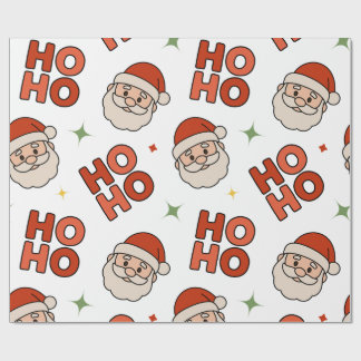 Ho Ho Ho Santa Wrapping Paper – Fun & Festive Presentpapper