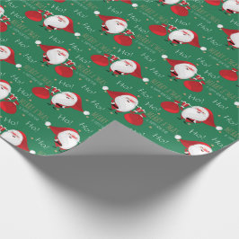 Ho Ho Ho Santa Wrapping Papper Presentpapper
