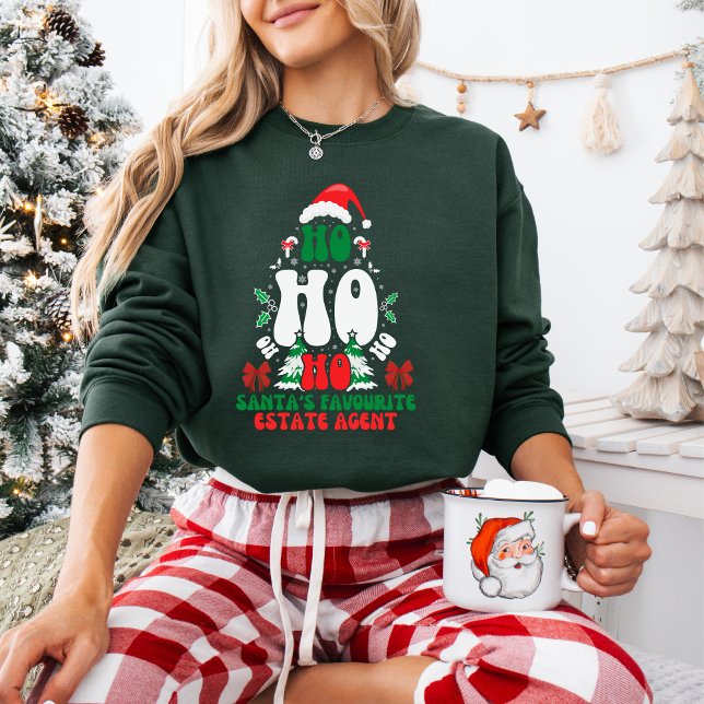 Ho Ho Ho Santa's Favorite Gods Agent jul T Shirt (Skapare uppladdad)