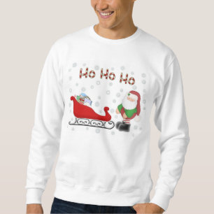Ho Ho Ho Santas Sleigh Långärmad Tröja