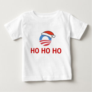 Ho Ho Ho skjorta för Obama långärmadbaby T Shirt