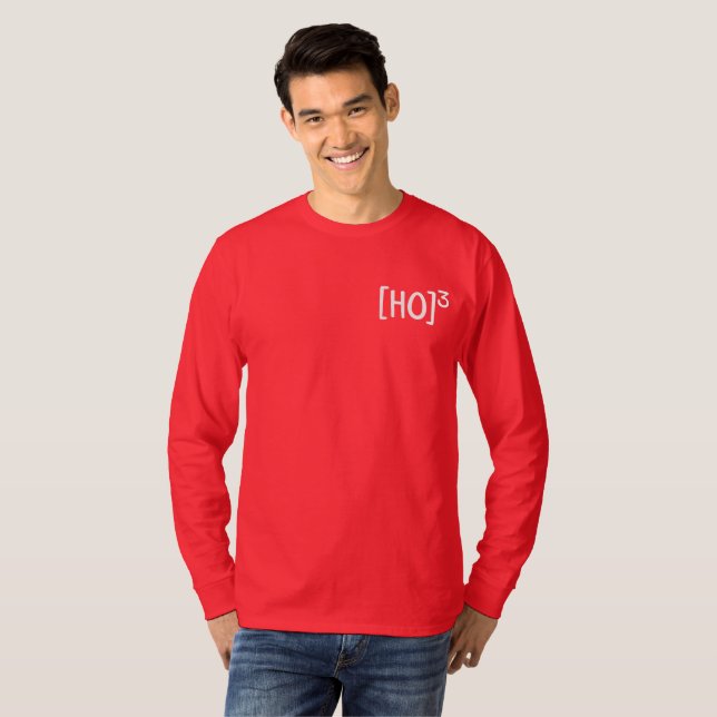 Ho Ho Ho skjorta i Mathterminologi Tee Shirt (Hel framsida)