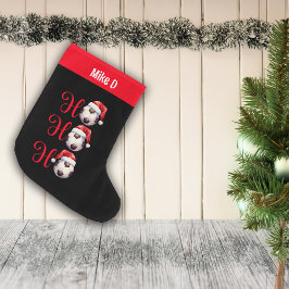 Ho Ho Ho Soccer-eget namn Stor Julstrumpa