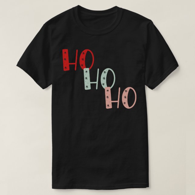 Ho Ho Ho T Shirt (Design framsida)