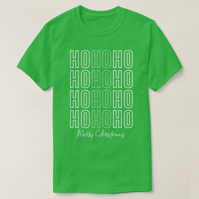 HO HO HO T SHIRT (Design framsida)