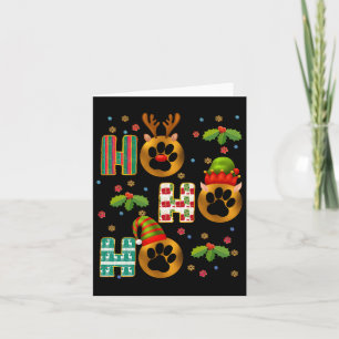 Ho Ho Ho Tass julveterinärtekniker Julafton Kort