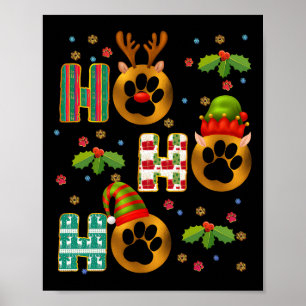 Ho Ho Ho Tass julveterinärtekniker Julafton Poster
