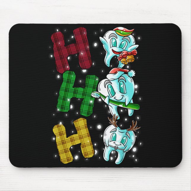 Ho Ho Ho Teeth Santa Claus Dentist Ugly Christmas  Musmatta (Framsidan)