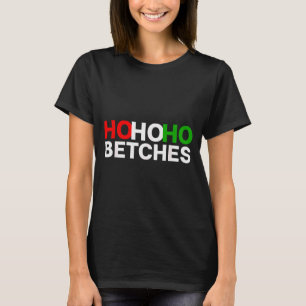 Ho Ho Ho tjejer Rolig jul semester T Shirt
