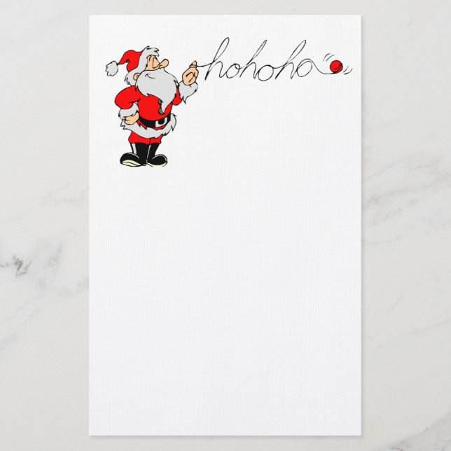 Ho Ho Ho Tomte Brevpapper (Framsida)
