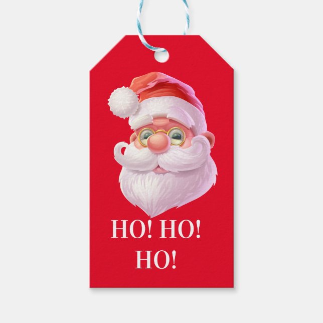 Ho Ho Ho Tomte Presentetikett (Framsidan)