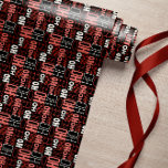 Ho Ho Ho Typography jul Black Presentpapper<br><div class="desc">Backa dina presenter i den kommande roligten med den här lekande "HO HO HO"-typografin papper. Den här designen har den klassiska helgdag i ett stort antal snabba, feta typsnitt skapar ett glatt och humoristiskt utseende. Den ljusröda och vita färg-paletten ger en fläck av julglädje, medan de olika brev-stilar tillför en...</div>