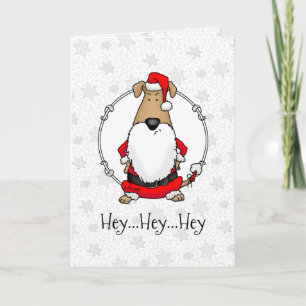 HO HO HO Väldigt roligt Santa Costume Sarcastic Hu Kort