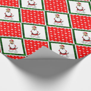 HO HO HO Väldigt roligt Santa Costume Sarcastic Hu Presentpapper