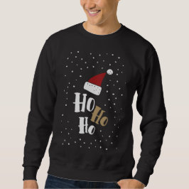 Ho Ho Ho, Vintage-julen Lång Ärmad Tröja