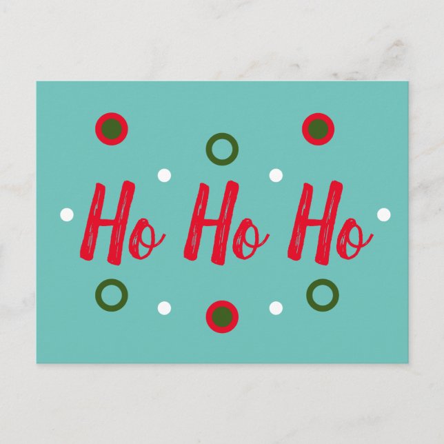 Ho Ho Ho Vykort (Framsida)