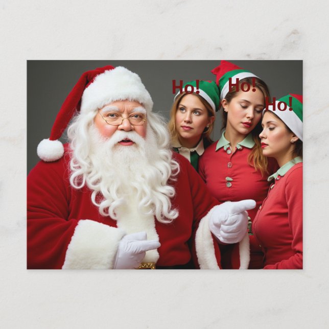 Ho! Ho! Ho! Vykort (Framsida)