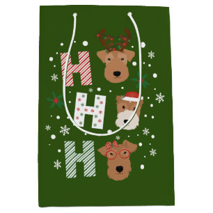 Ho Ho Ho Welsh Terrier God jul