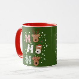 Ho Ho Ho Welsh Terrier God jul Mugg