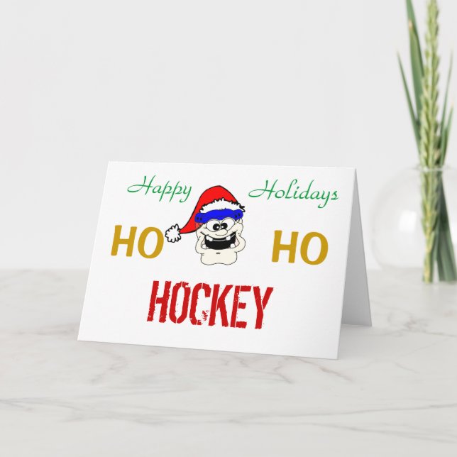 HO, HO, HOCKEY HELGKORT (Framsida)