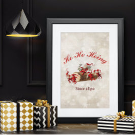 Ho Ho Hoing sedan 1890 års helg i Hälsning Poster