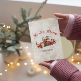 Ho Ho Hoing sedan 1890 års helg i Hälsning Vykort