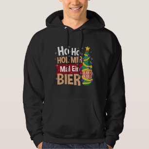 Ho Ho Hol mir ein Bier Julgran Beer259 Hoodie