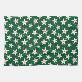 Ho Ho Holiday Cookie Pattern Kökshandduk