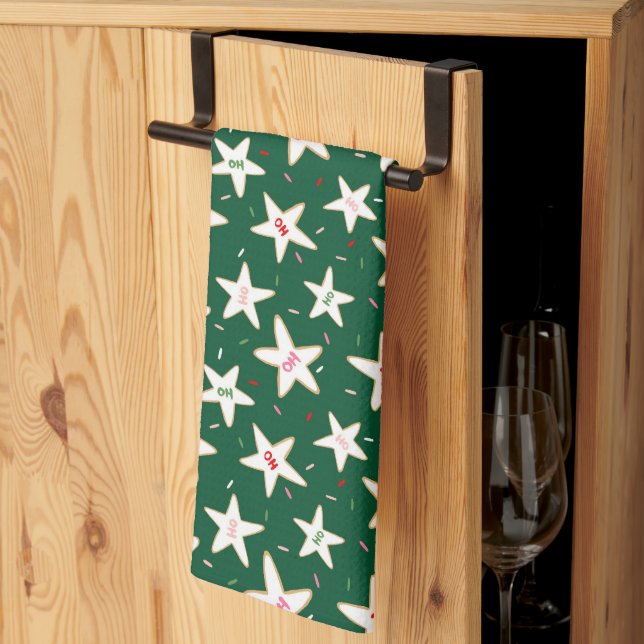 Ho Ho Holiday Kakkakeldesign  Kökshandduk (Thirds Fold)