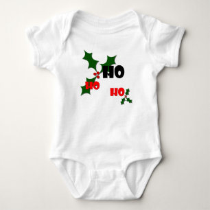 Ho Ho Holly & Berries Baby Bodykostym Tee Shirt
