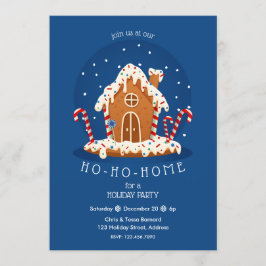 Ho-Ho-Home Cute Julbrödbröd Inbjudningar