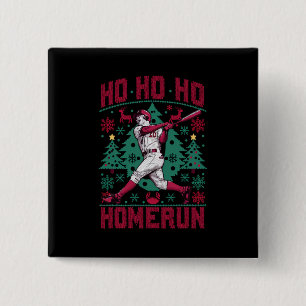 Ho Ho Homerun Baseball Ugly jul Sweater Knapp