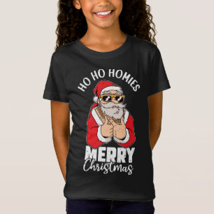 Ho Ho Homies God jul Coola Jultomten Chri T Shirt