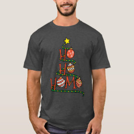 "Ho Ho Homo" Gay Julgran w Bollar lustig T-Sh T Shirt