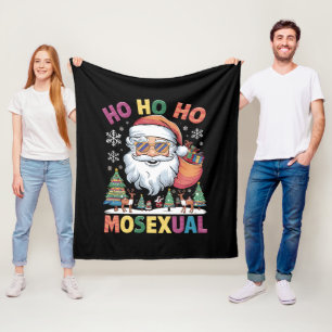Ho Ho Homosexual jultomten Helgdag Gay pride Fleecefilt
