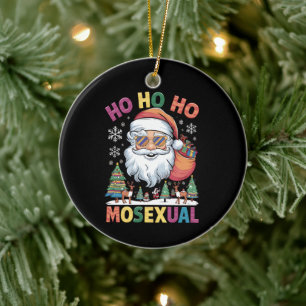 Ho Ho Homosexual jultomten Helgdag Gay pride Julgransprydnad Keramik