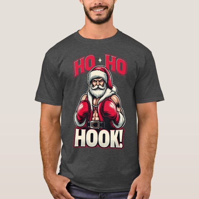 Ho Ho Hook Boing Santa vän T Shirt (Framsida)