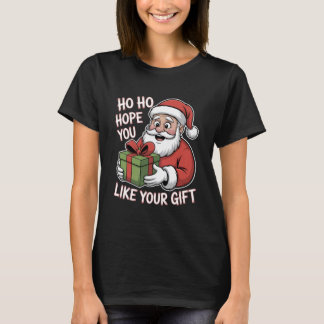 Ho Ho Hoppas Du Gillar Present Jul Xmas T Shirt